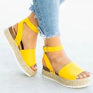 Fun In The Sun Summer Wedge- Half Off!